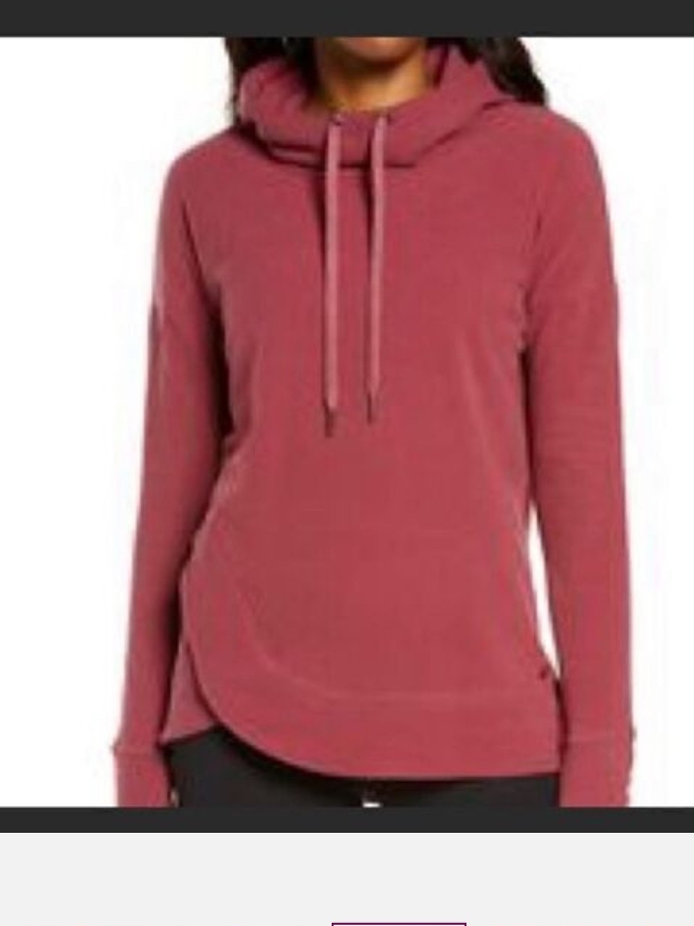 Women's Cozy Hooded Pullover Sweatshirt - Dusty Rose